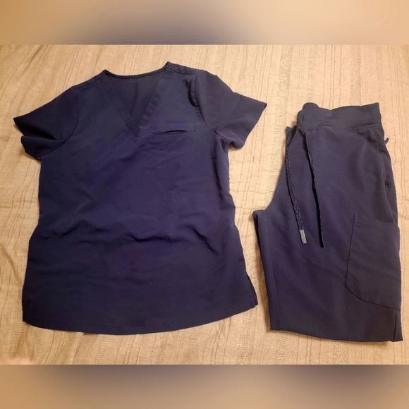 Mandala Other Mandala Navy Scrub Set Poshmark